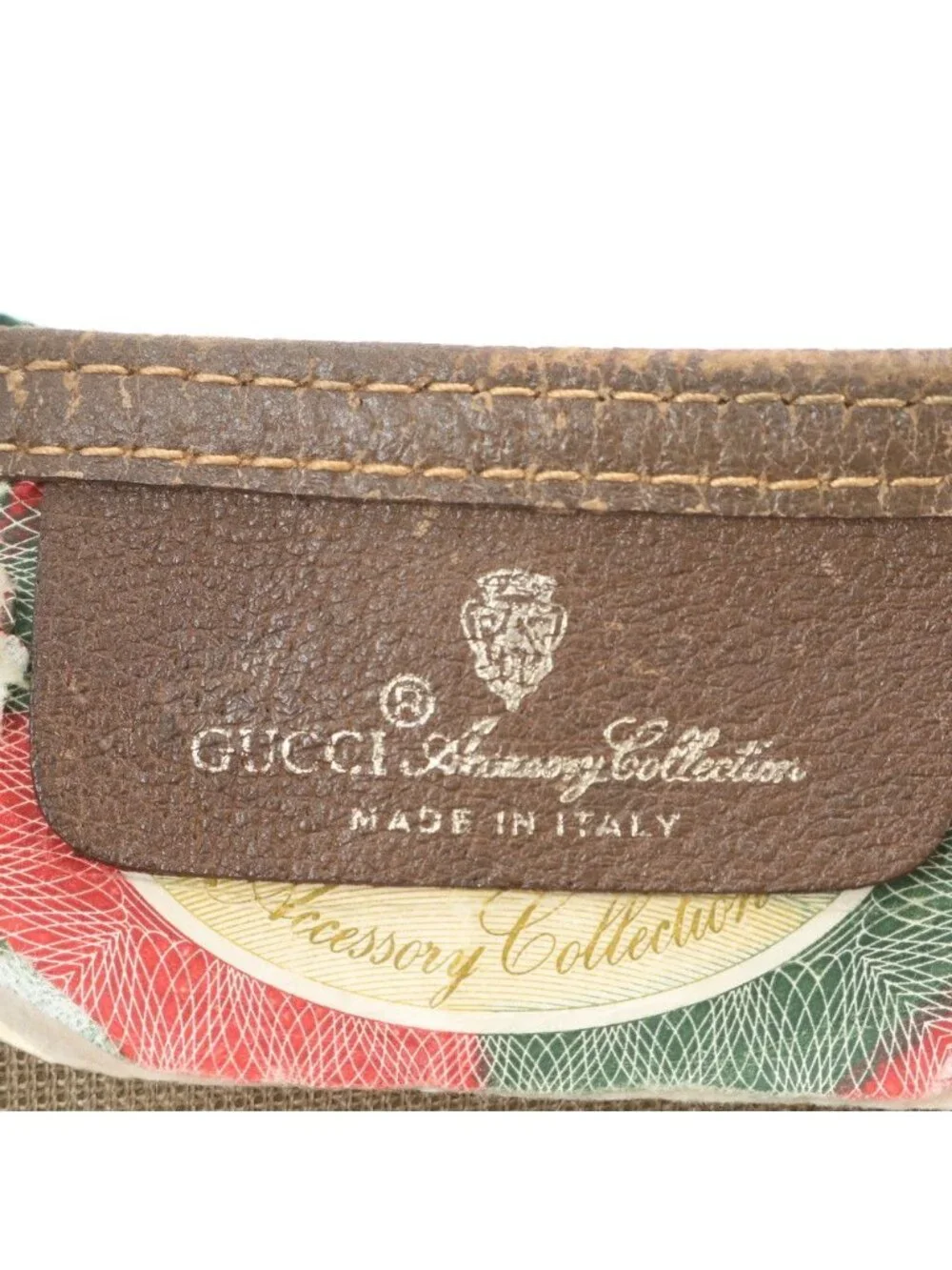 Gucci Vintage GG Supreme Sherry Line Leather Tote Bag